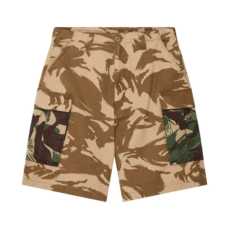 Deus Ex Machina Arts And Crafts Cargo Shorts - Desert Camo sold by CCS