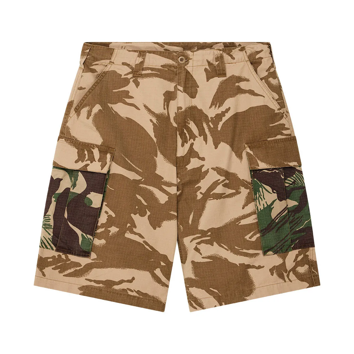 Deus Ex Machina Arts And Crafts Cargo Shorts - Desert Camo sold by CCS