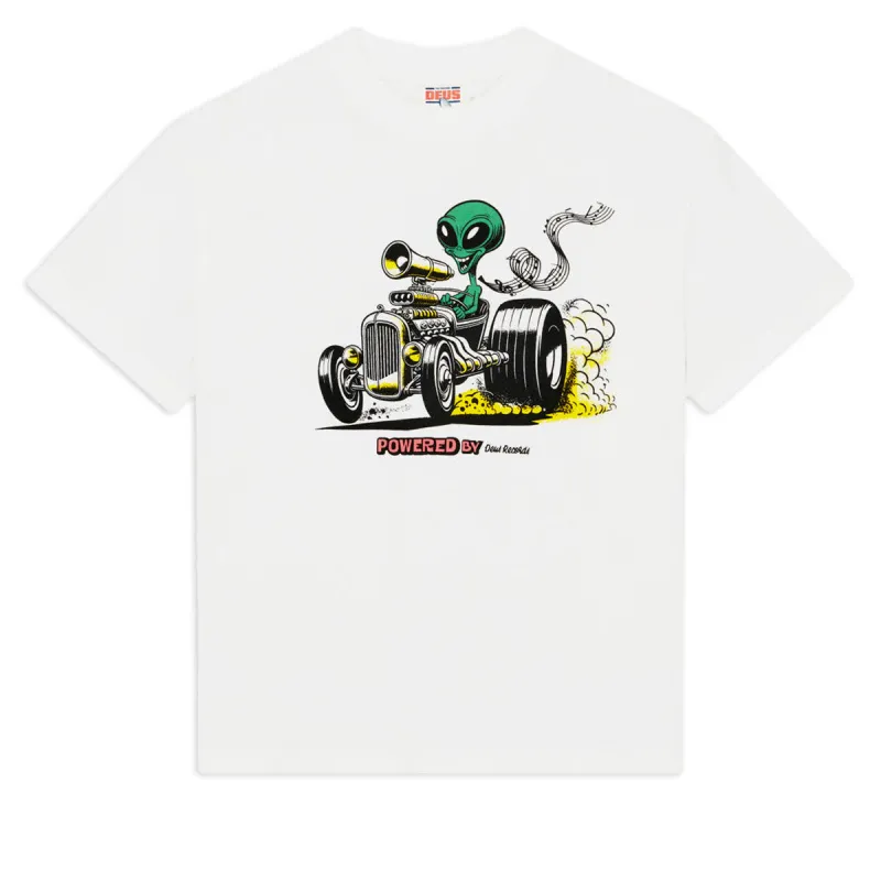 Deus Ex Machina Celestial Rod T-Shirt - Vintage White sold by CCS