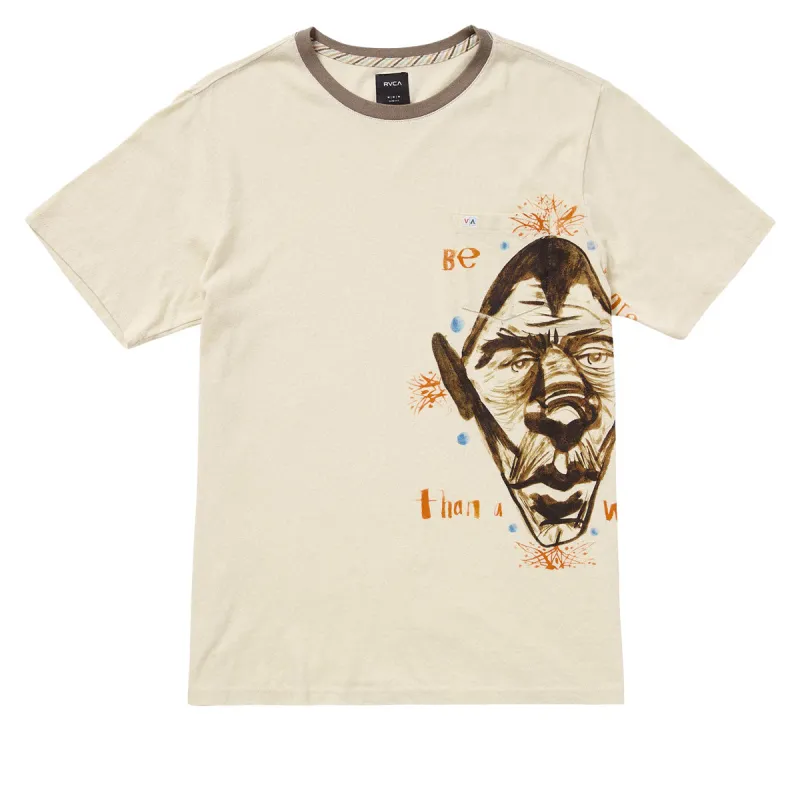 RVCA Jacobs Archive Pocket T-Shirt - Cream made by RVCA