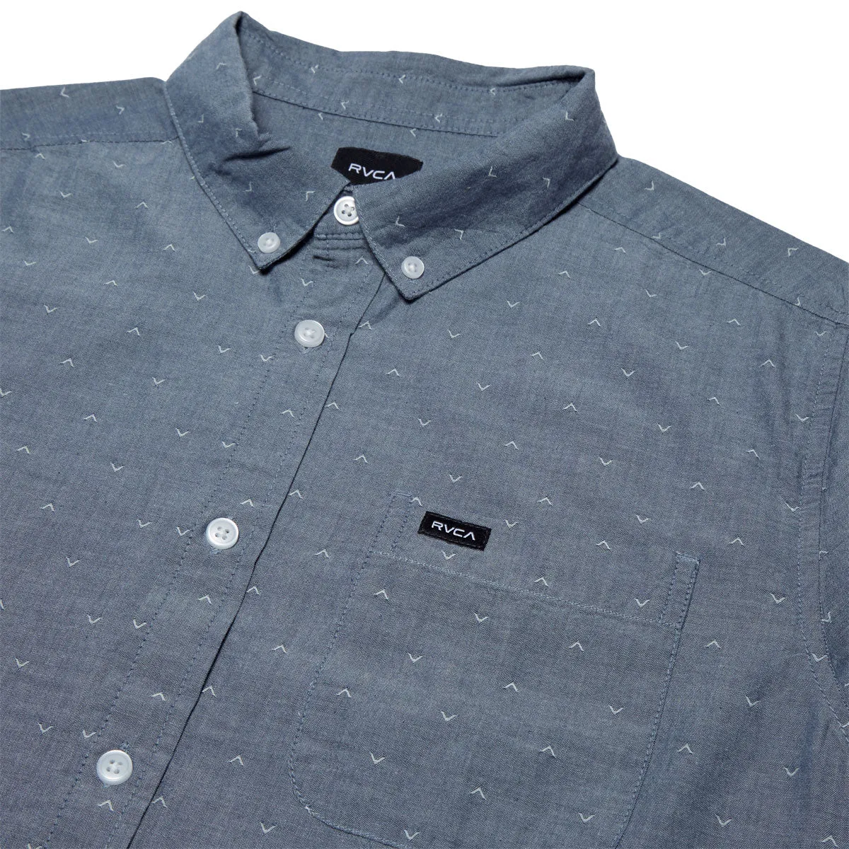 RVCA Thatll Do Dobby Shirt - Dark Denim sold by CCS product image thumbnail 2