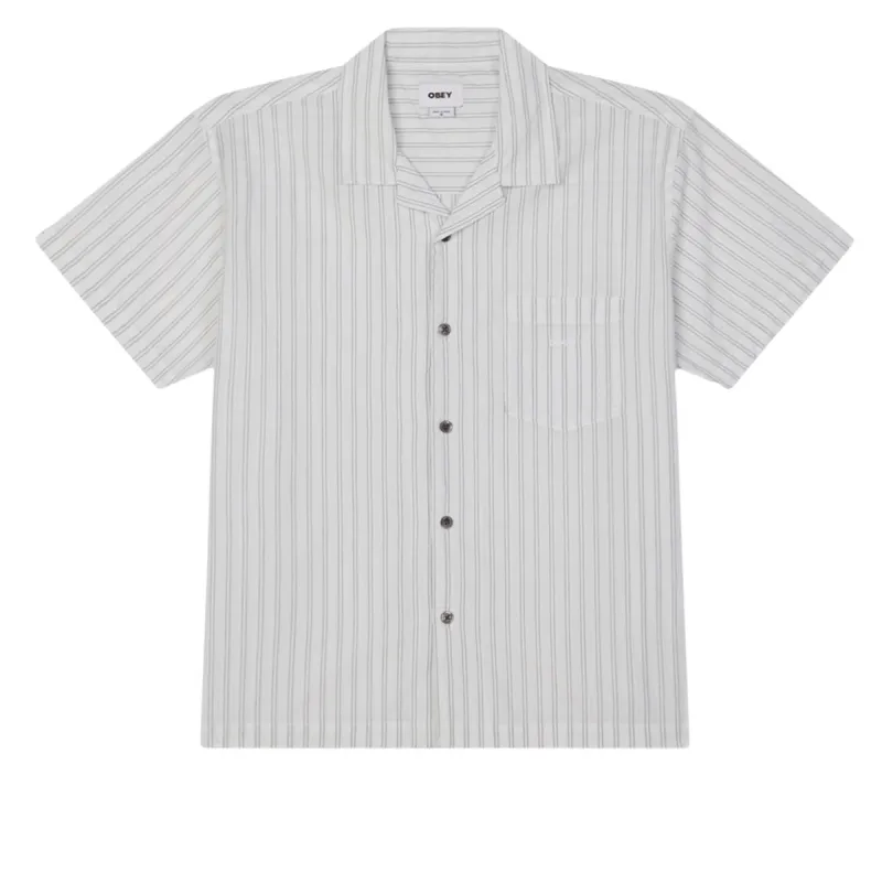 Obey Rizzo Woven Shirt - White Multi sold by CCS