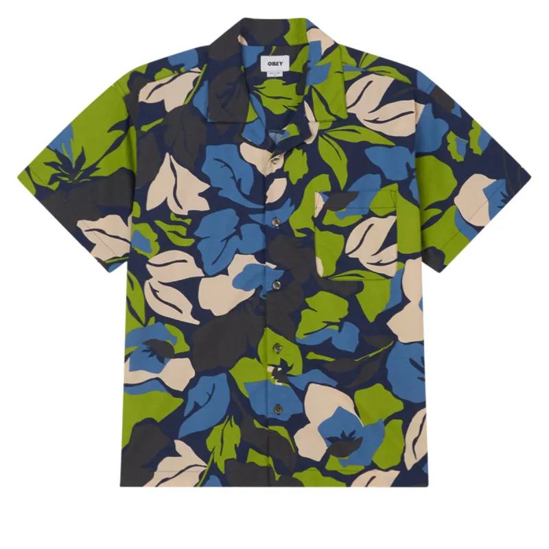 Obey Maxwell Woven Shirt - Navy Multi sold by CCS