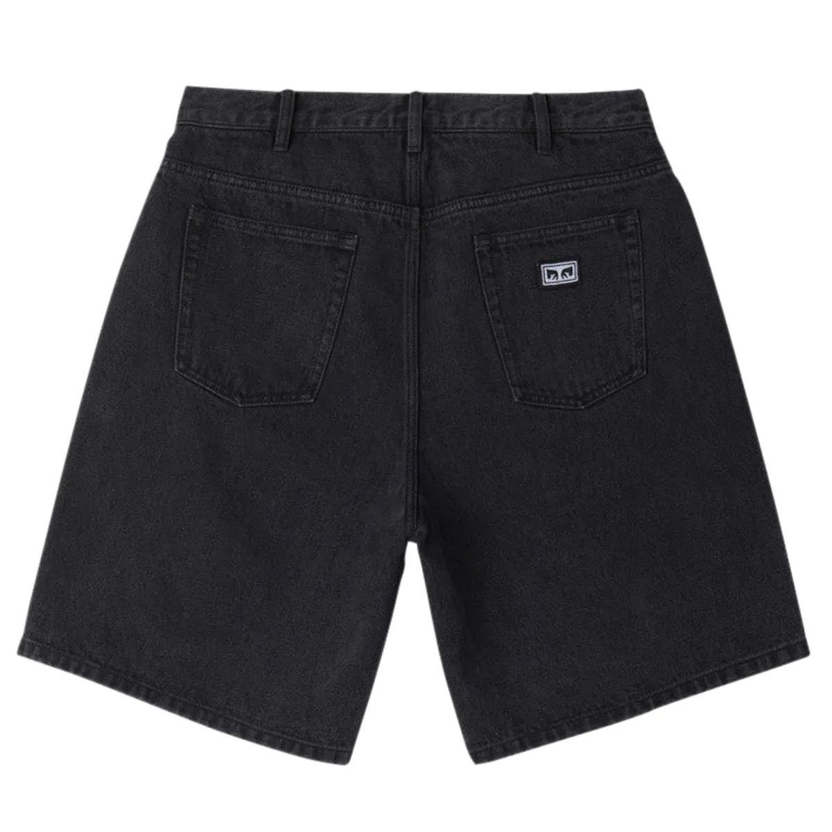Obey Bigwig Baggy Denim Shorts - Faded Black sold by CCS product image thumbnail 2
