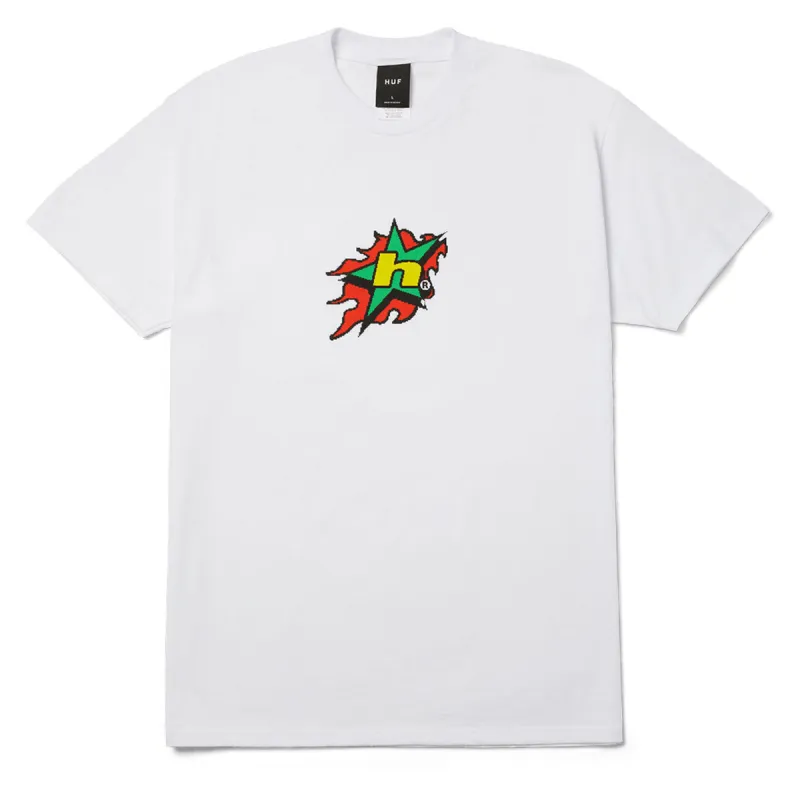 HUF H Bit T-Shirt - White made by HUF
