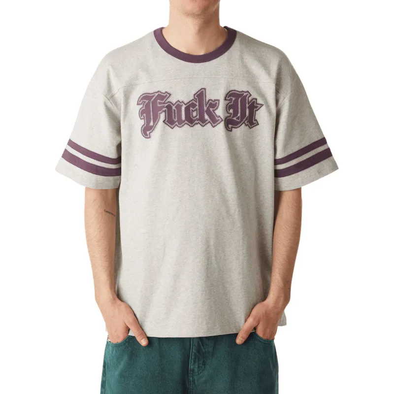 HUF Ives Football Jersey - Heather Grey sold by CCS
