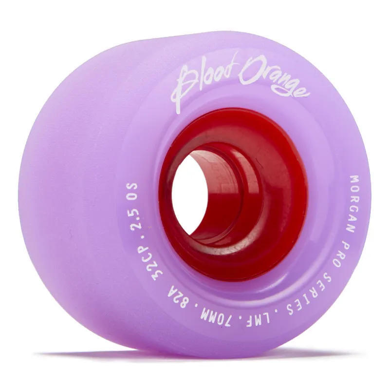 Blood Orange Liam Morgan Formula Longboard Wheels - 70mm 82a - Lavender made by CCS