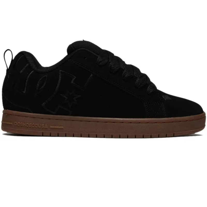 DC Court Graffik Shoes - Black/Gum sold by CCS