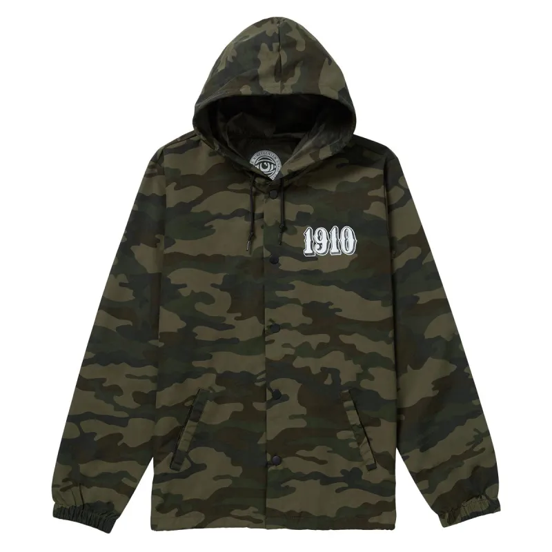 1910 OG Font Hooded Coaches Jacket - Camo sold by CCS
