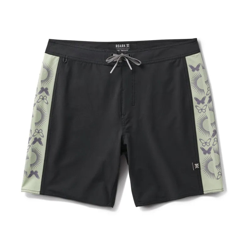 Roark Passage Hemp Boardshorts - Black II sold by CCS