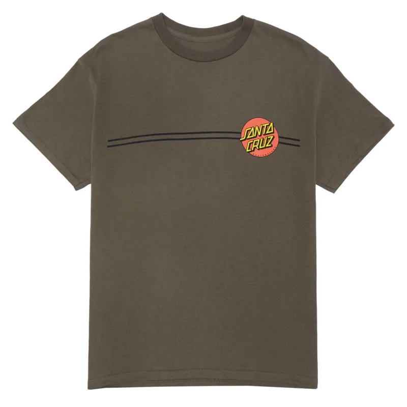 Santa Cruz Classic Dot T-Shirt - Olive sold by CCS