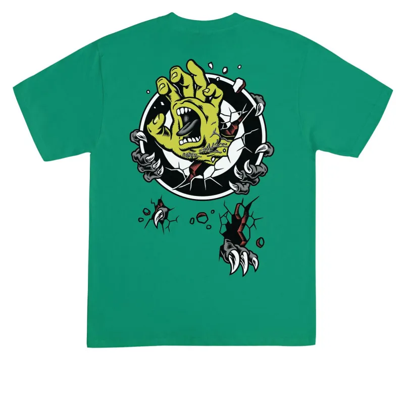 Santa Cruz Roskopp Screaming Target T-Shirt - Kelly made by Santa Cruz Skateboards