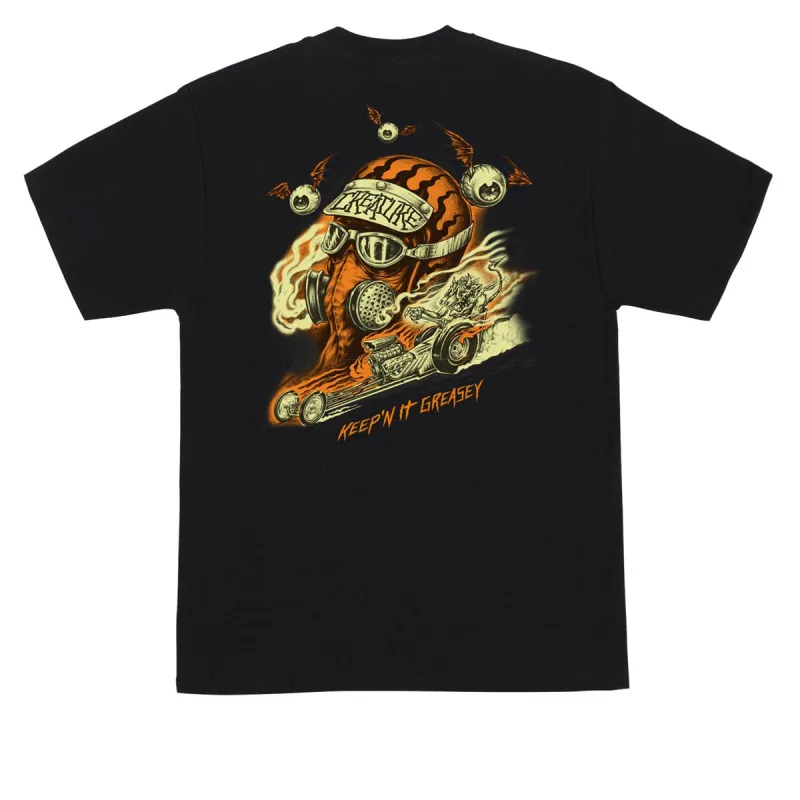Creature Crash and Burn T-Shirt - Black sold by CCS