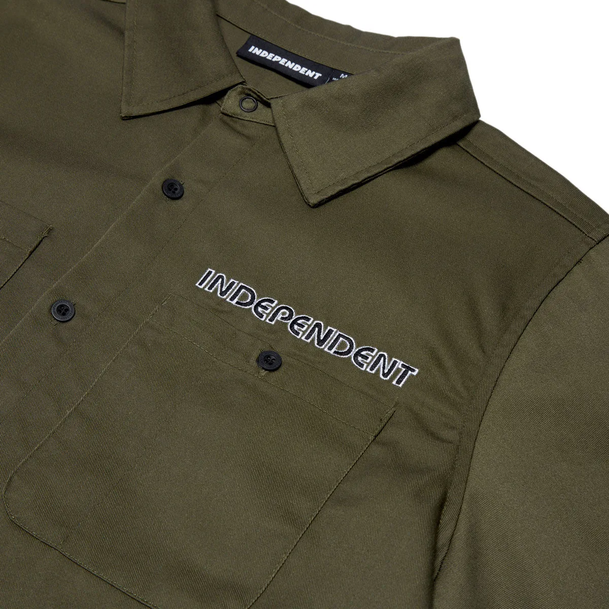Independent Union Work Shirt - Olive sold by CCS product image thumbnail 2