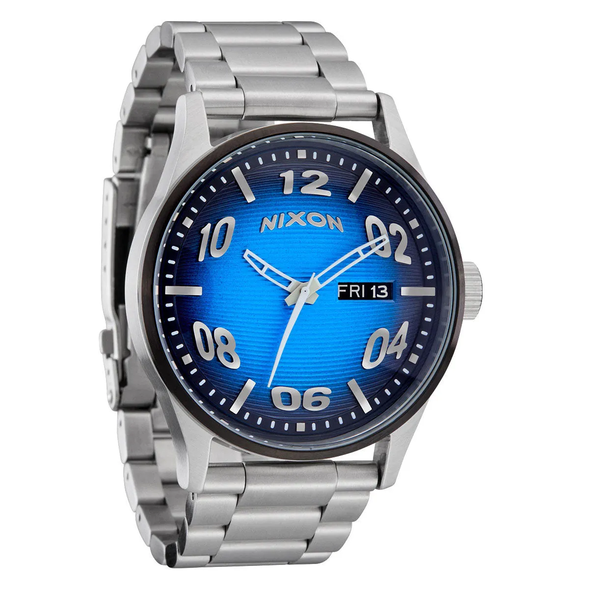 Nixon Sentry Stainless Steel Watch - Fisheye/Silver/Polar Blue sold by CCS product image thumbnail 2