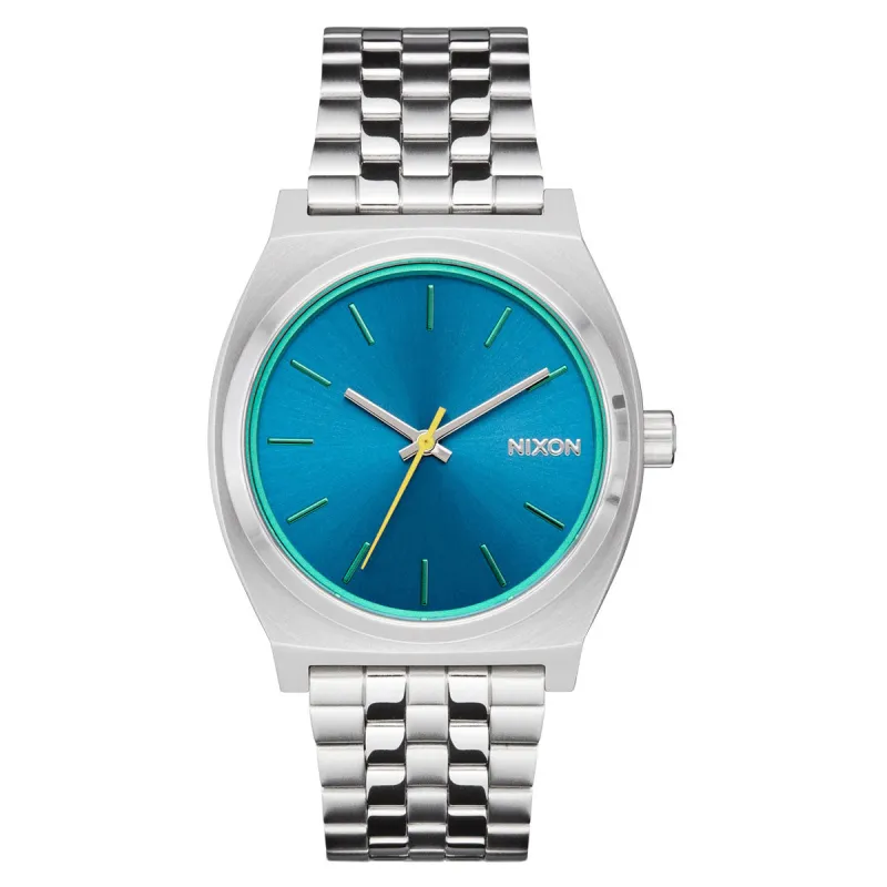 Nixon Time Teller Watch - Silver/Byron Blue sold by CCS