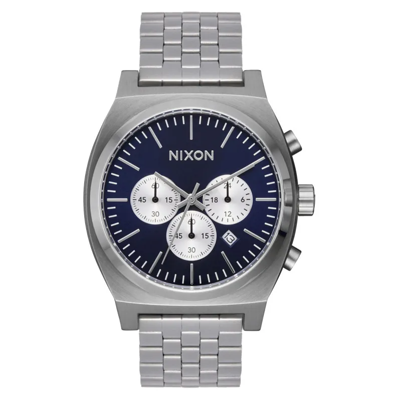 Nixon Time Teller Chrono Watch - Silver/Midnight sold by CCS