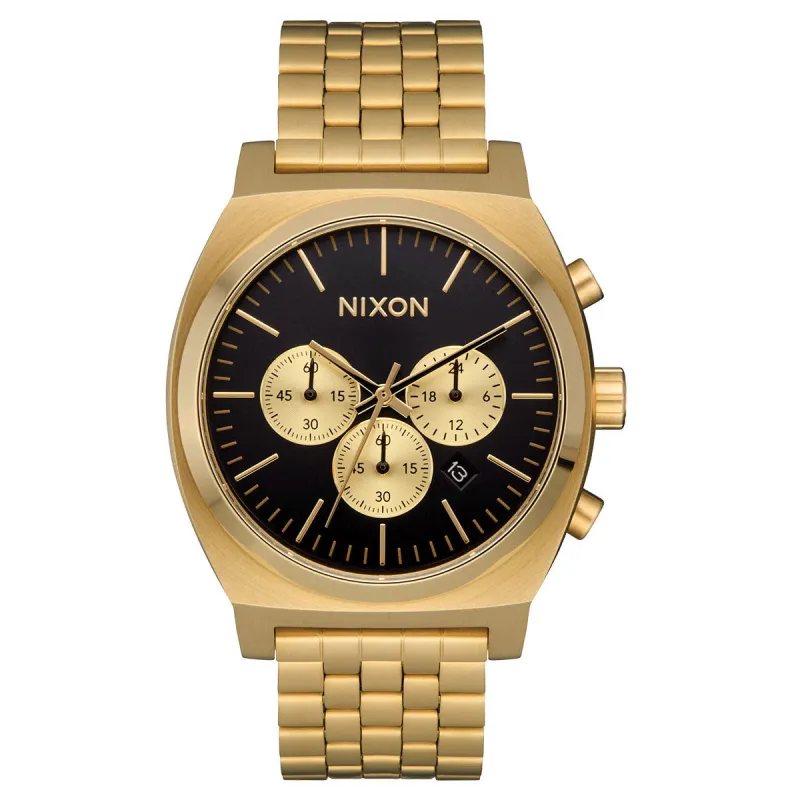 Nixon Time Teller Chrono Watch - Gold/Black/Gold sold by CCS