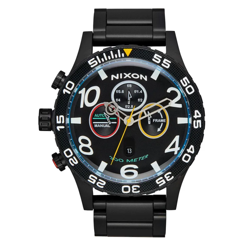 Nixon 51-30 Chrono Watch - Fisheye/Super Black/Black sold by CCS