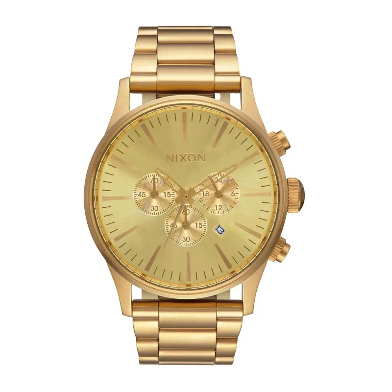 Nixon Sentry Chrono 2024 Watch - All Gold made by Nixon