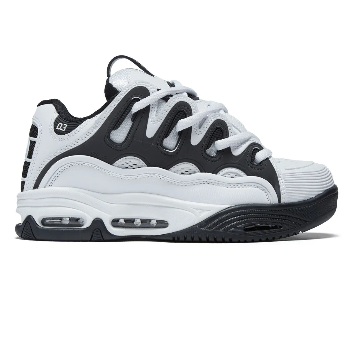 Osiris D3 2001 Shoes - White/Black/White sold by CCS