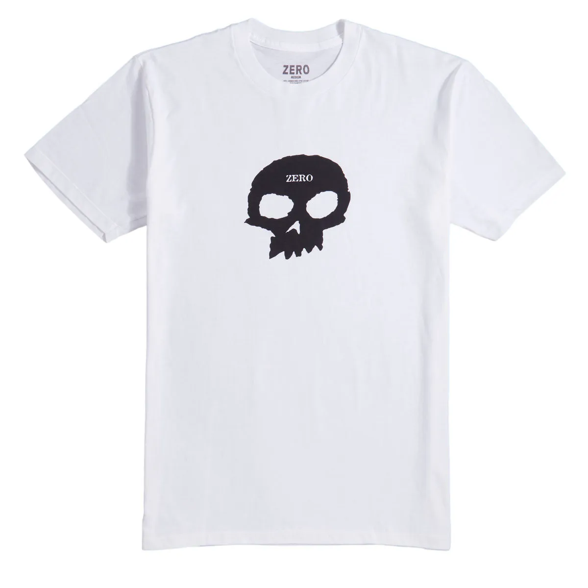 Zero Single Skull T-Shirt - White sold by CCS