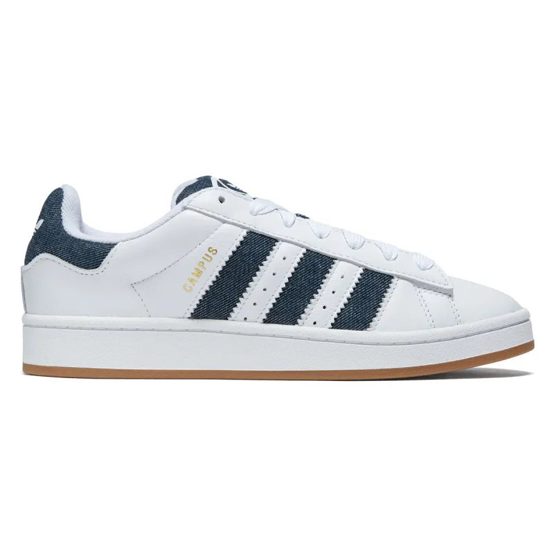 Adidas Campus 00s Shoes - Ftwr White/Night Indigo/Gold Metallic sold by CCS