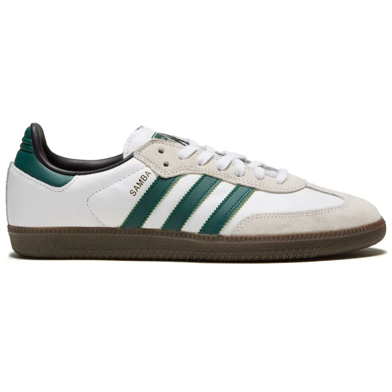 Adidas Samba Adv Shoes - White/Collegiate Green/White sold by CCS