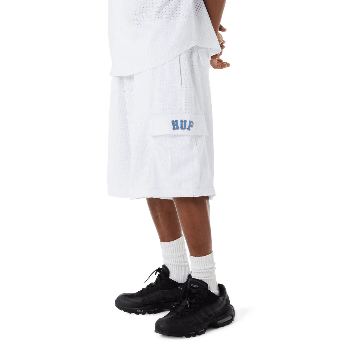 HUF Arch Mesh Cargo Shorts - White sold by CCS product image thumbnail 3
