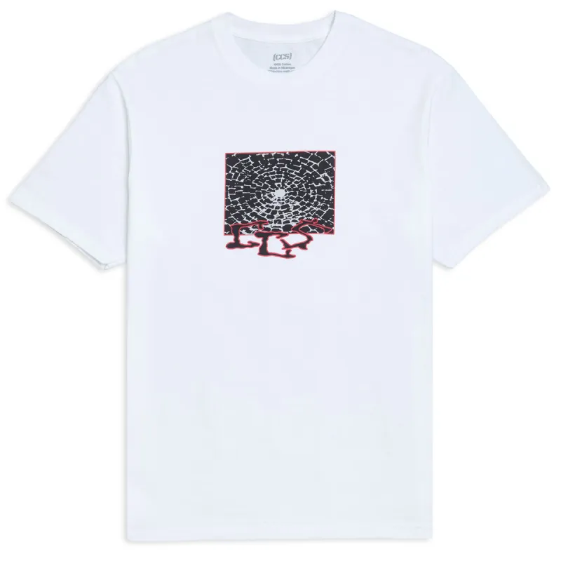 CCS Shatter T-Shirt - White sold by CCS