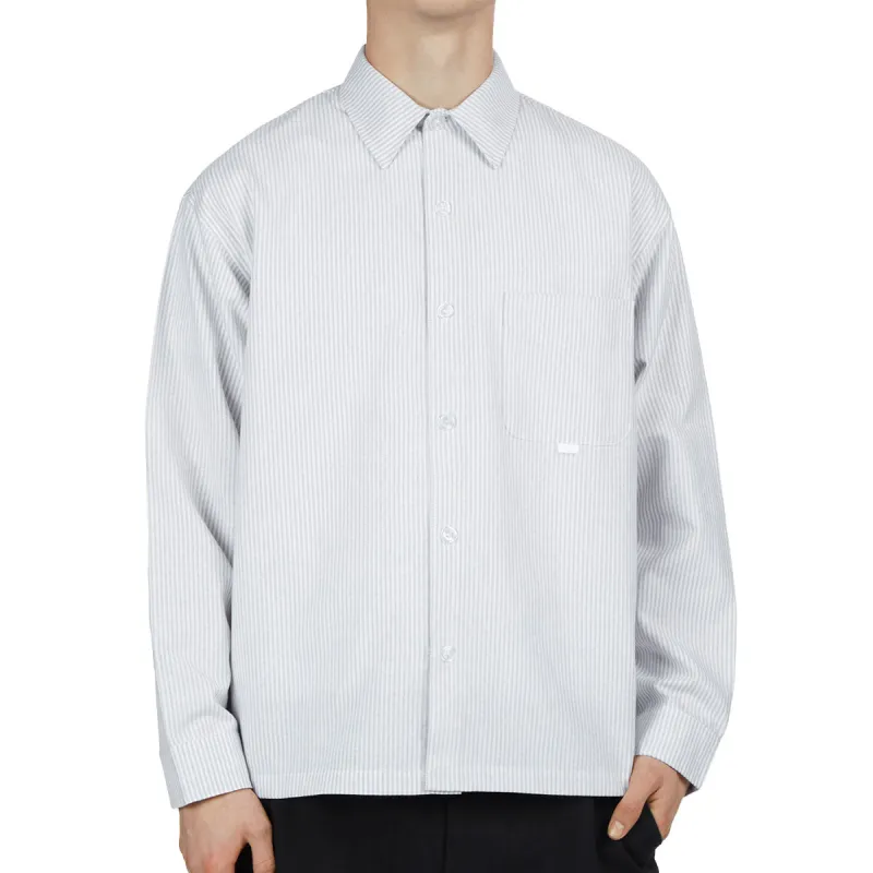 CCS Box Oxford Shirt - Grey Stripe sold by CCS