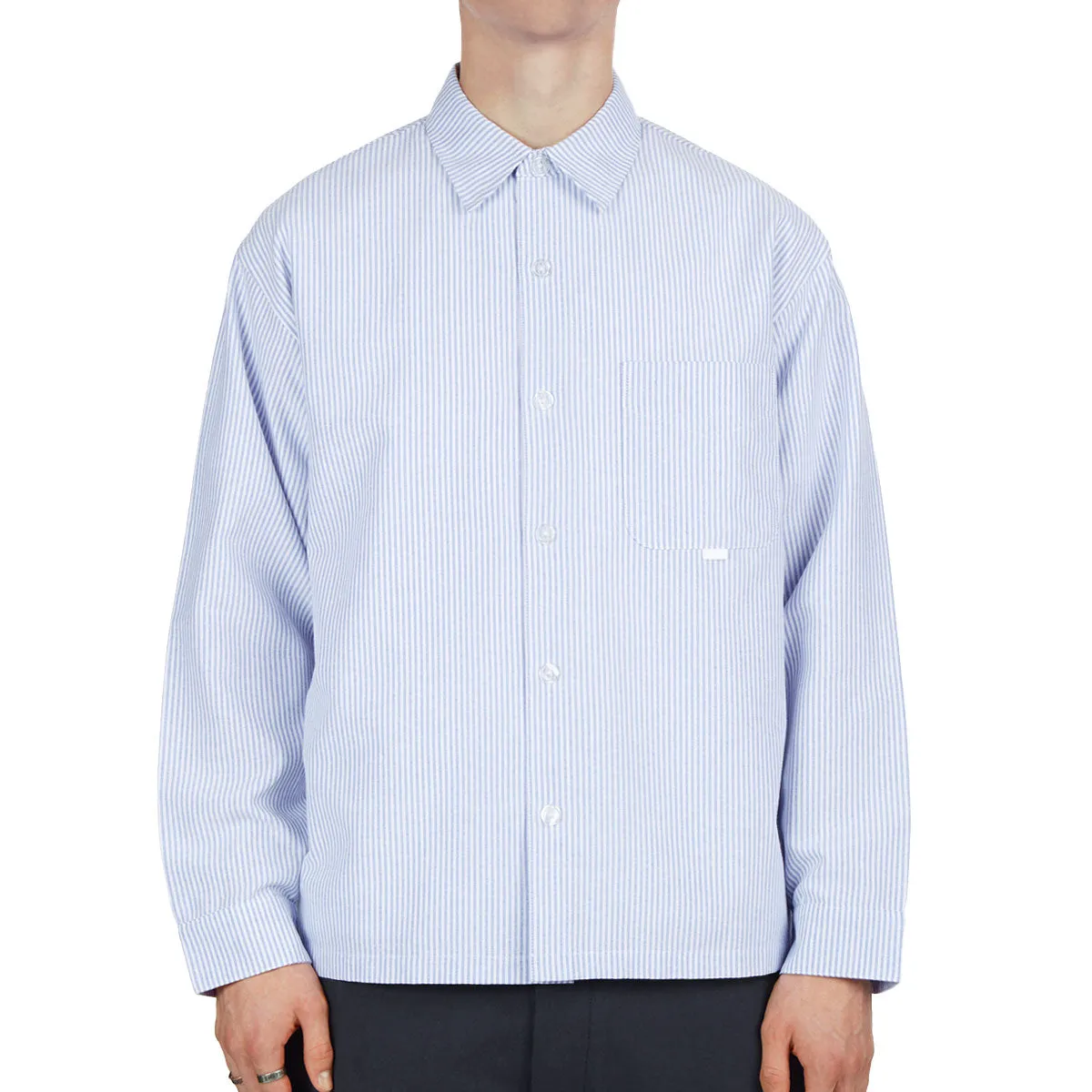 CCS Box Oxford Shirt - Blue Stripe sold by CCS