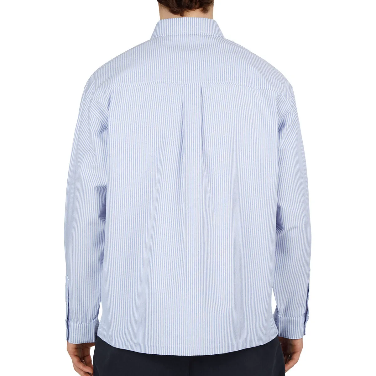 CCS Box Oxford Shirt - Blue Stripe sold by CCS product image thumbnail 4