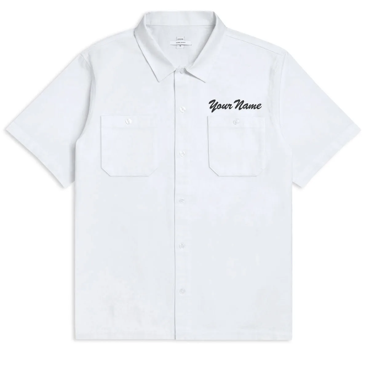 CCS Custom Embroidered Work Shirt - White sold by CCS