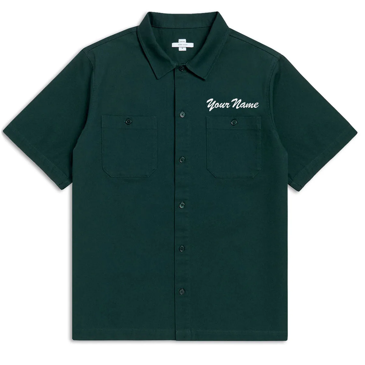 CCS Custom Embroidered Work Shirt - Hunter Green sold by CCS