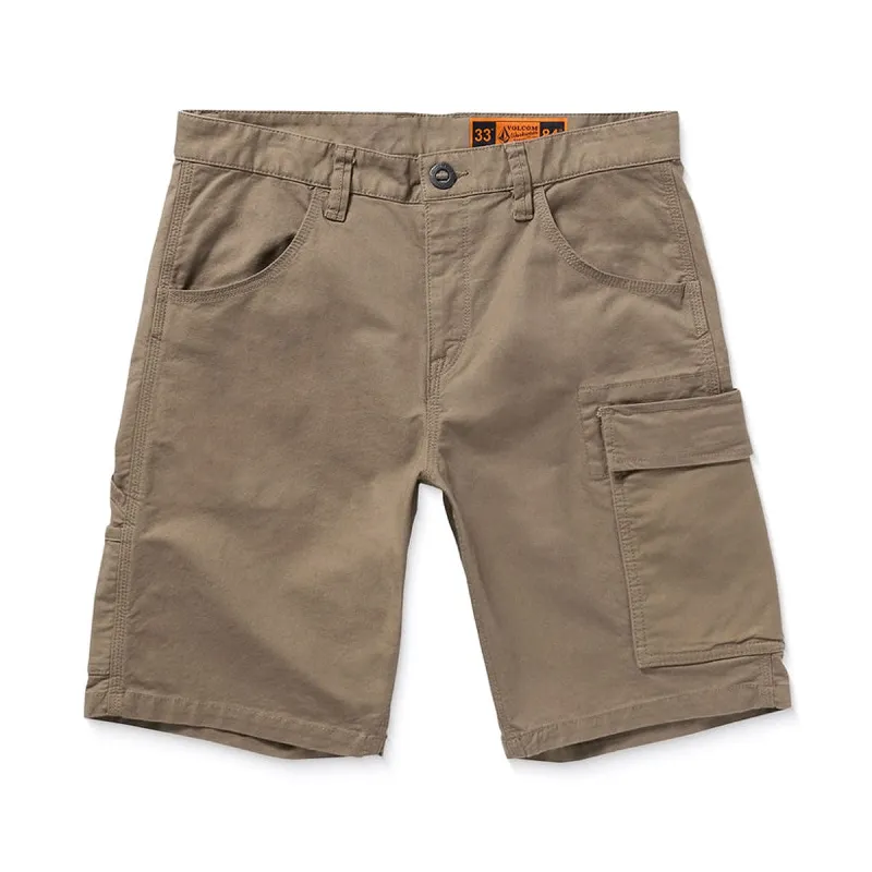 Volcom Caliper II Relaxed Work Shorts - Brindle sold by CCS
