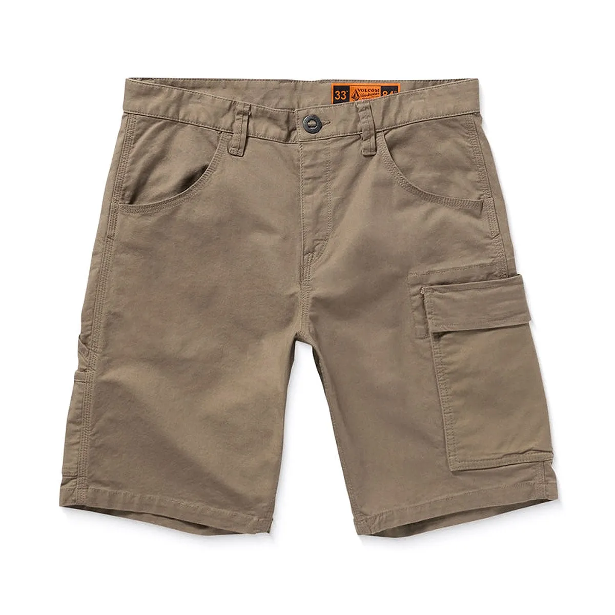 Volcom Caliper II Relaxed Work Shorts - Brindle sold by CCS