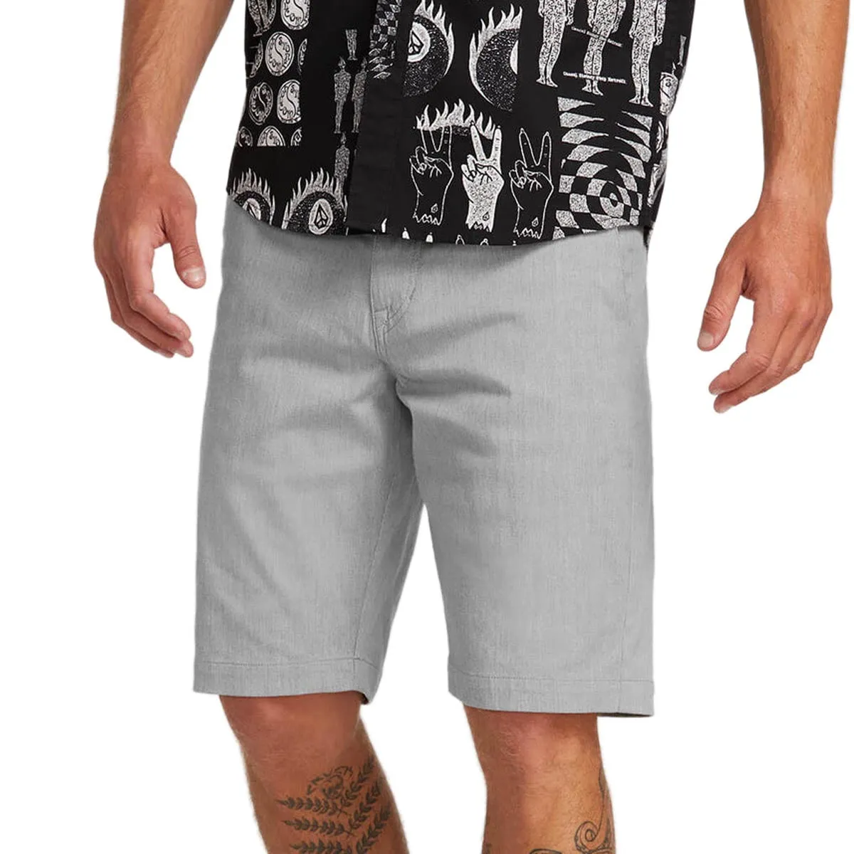 Volcom Frickin Modern Stretch 21 Shorts - Grey sold by CCS product image thumbnail 2