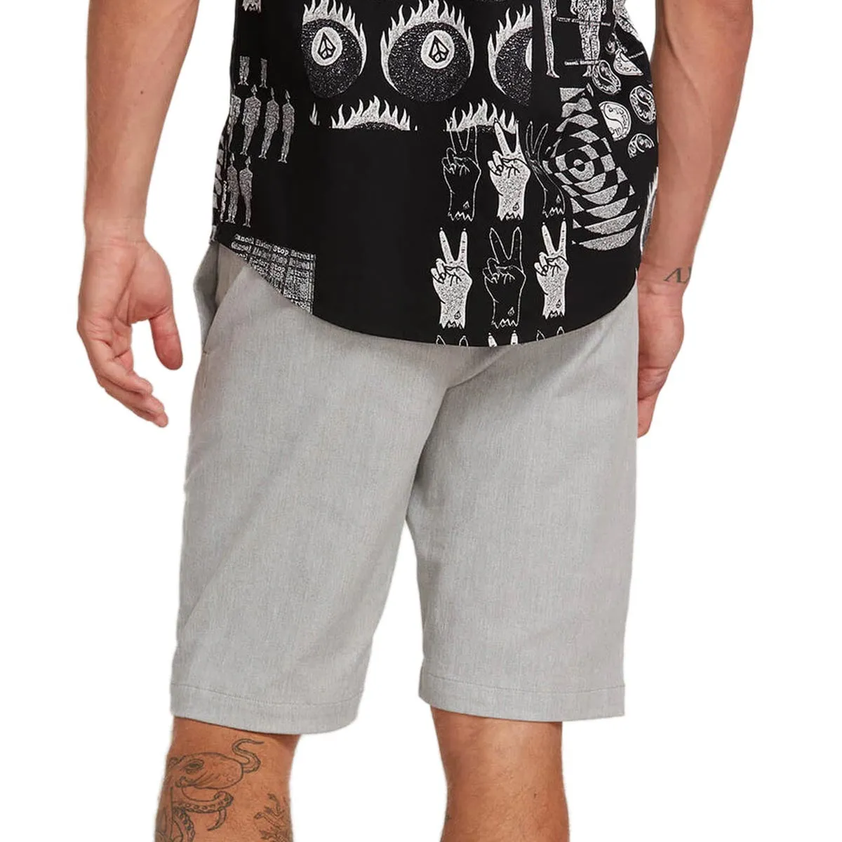Volcom Frickin Modern Stretch 21 Shorts - Grey sold by CCS product image thumbnail 3