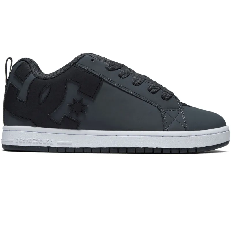 DC Court Graffik Shoes - Dark Grey/Black/White sold by CCS