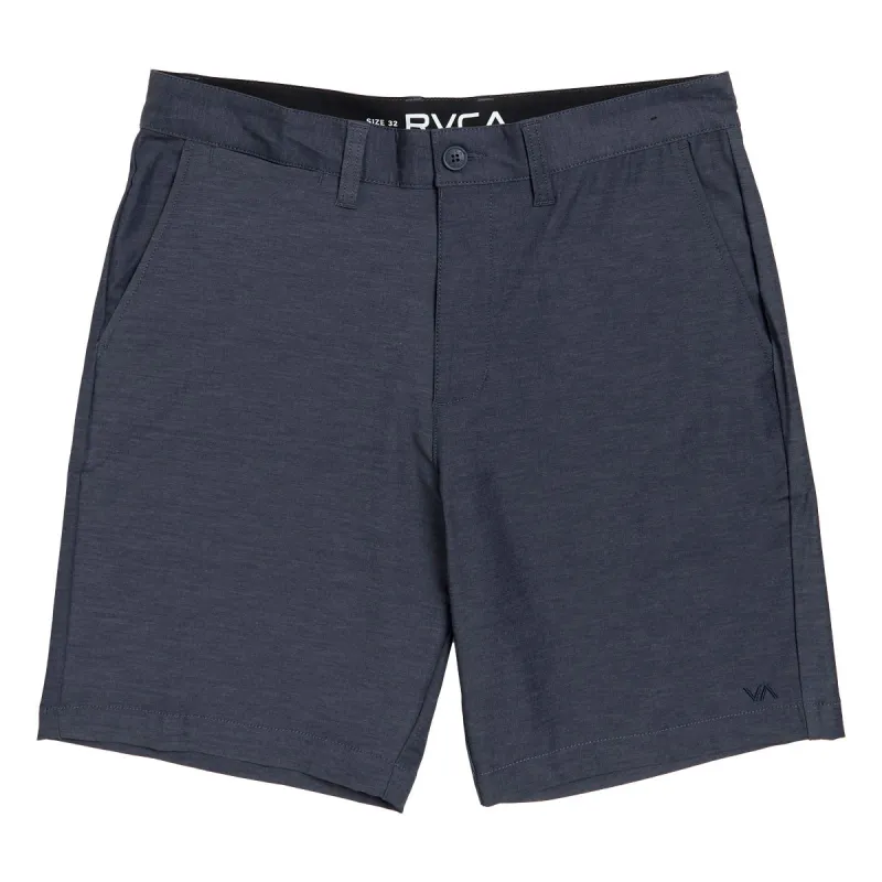 RVCA Back In Hybrid Shorts - Denim Heather sold by CCS