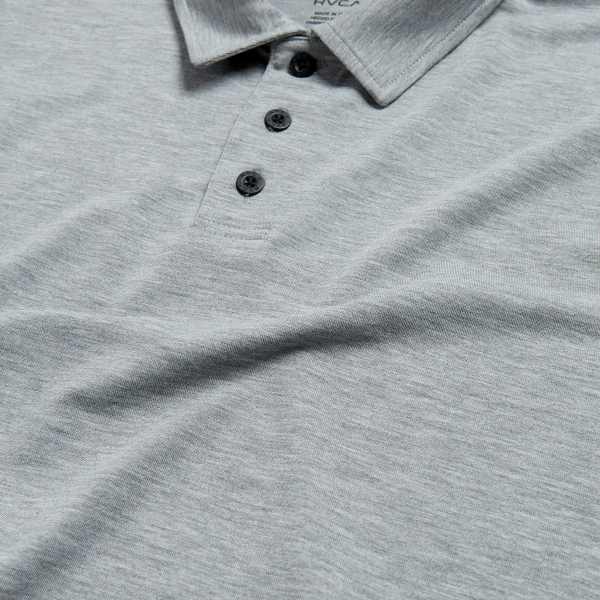 RVCA Balance Polo Shirt - Heather Grey sold by CCS product image thumbnail 2