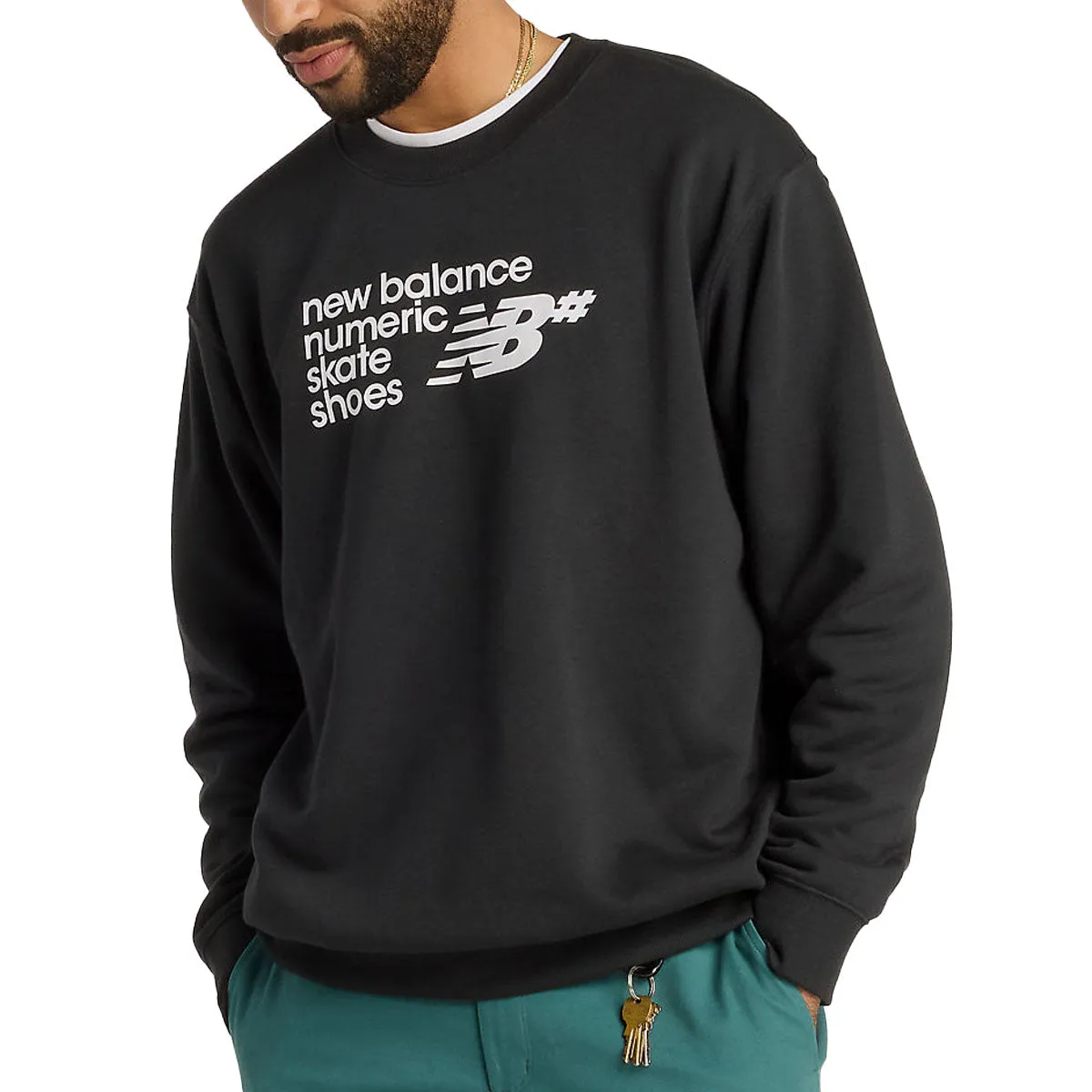 New Balance Numeric Logo Sweatshirt - Black sold by CCS