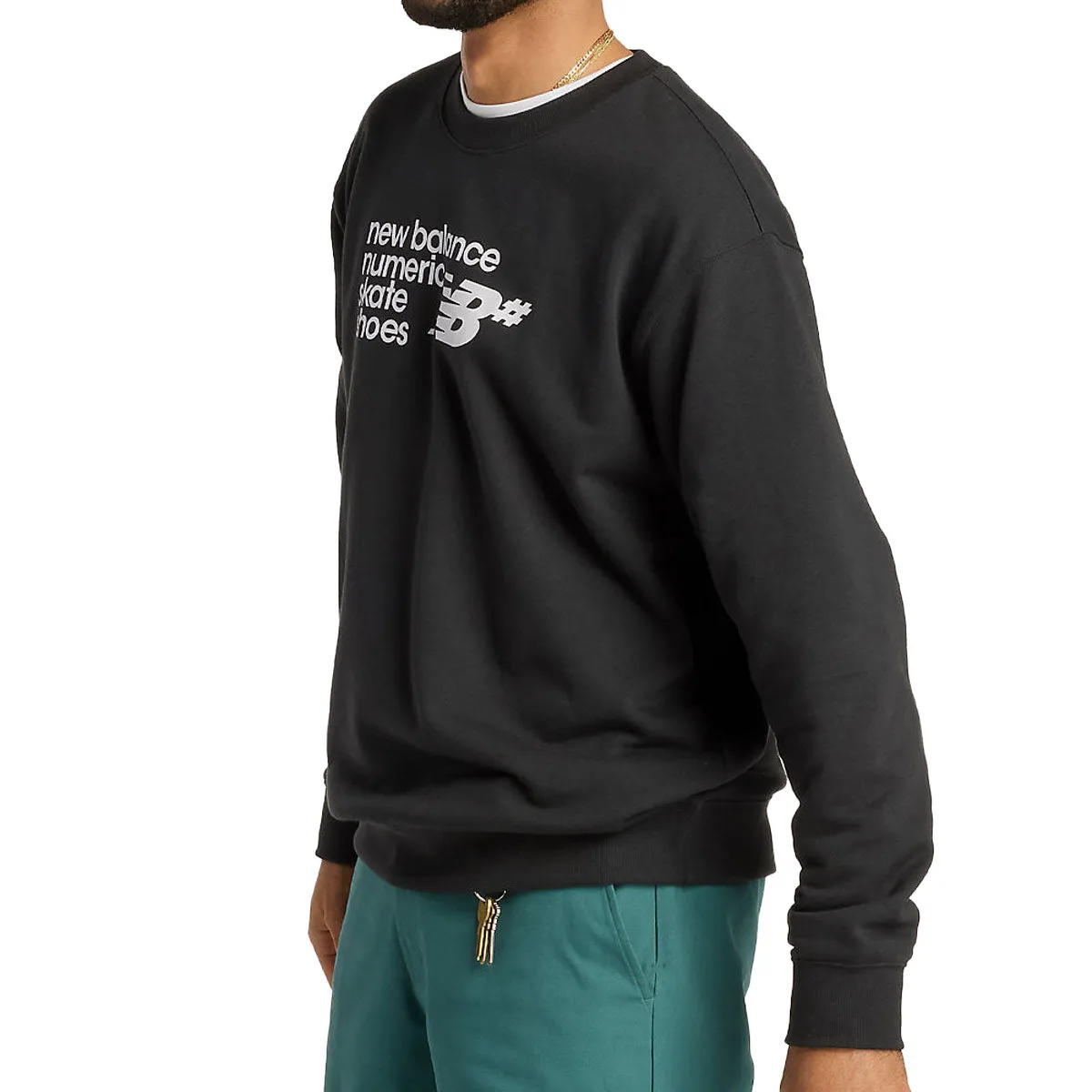 New Balance Numeric Logo Sweatshirt - Black sold by CCS product image thumbnail 3