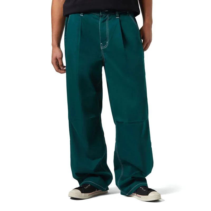Brixton Baggy Skate Pants - Deep Emerald sold by CCS