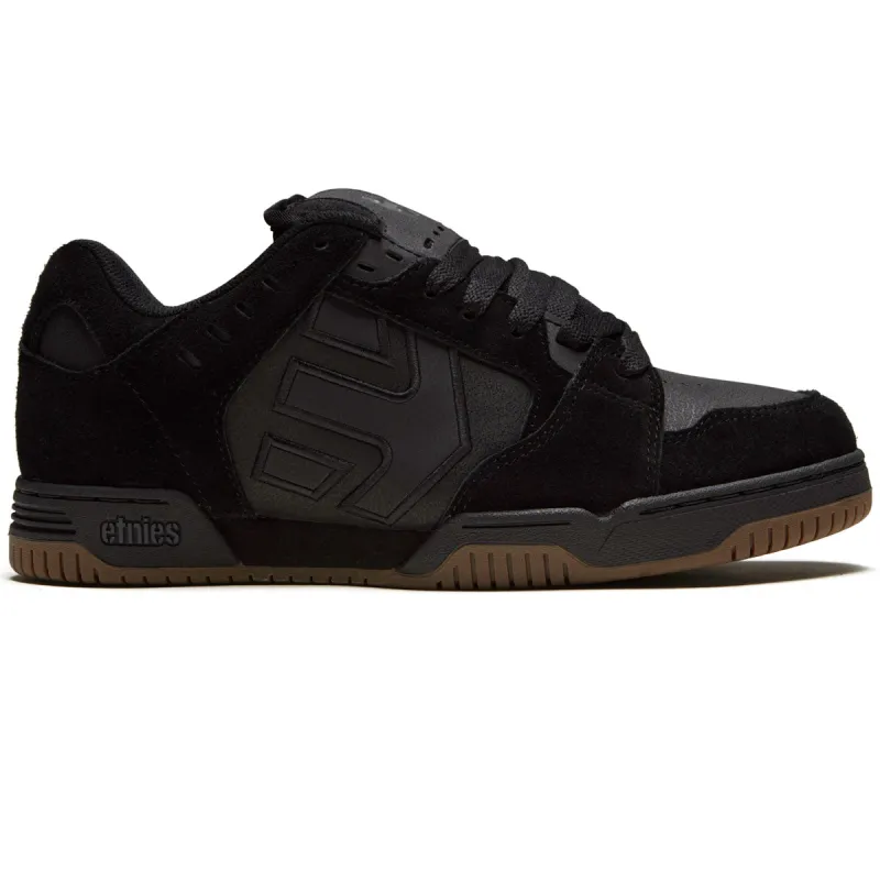 Etnies Faze Shoes - Black/Black/Gum sold by CCS