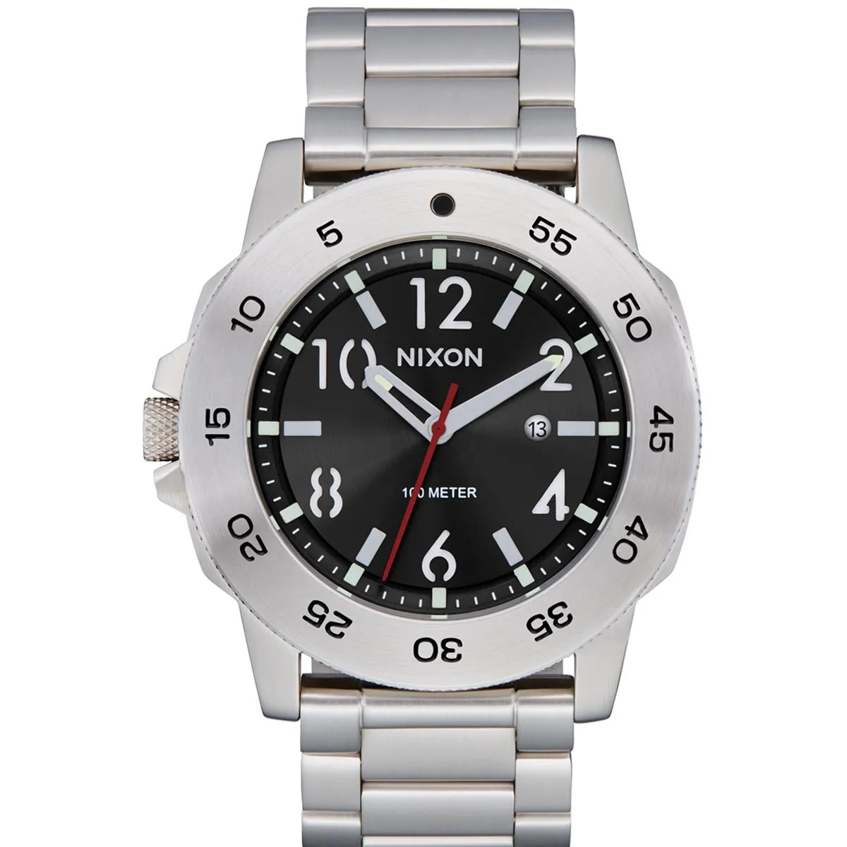 Nixon Smyth 44 Watch - Silver/Black sold by CCS