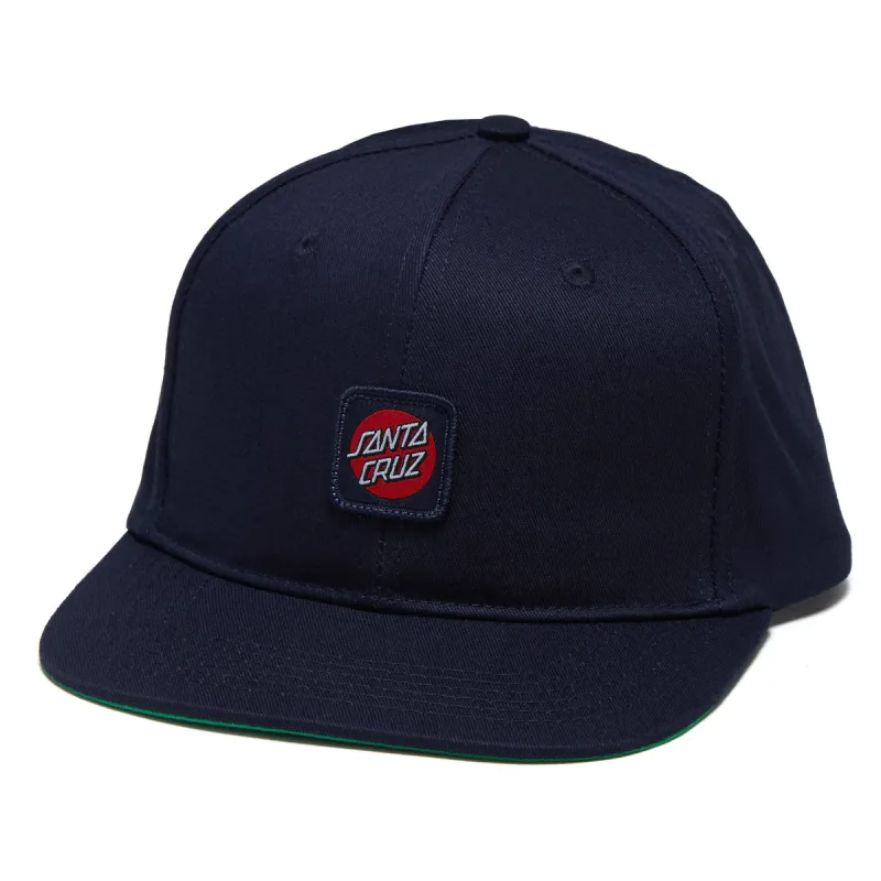 Santa Cruz Cruz Label Snapback Hat - Navy sold by CCS
