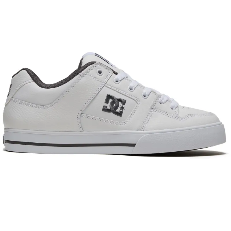 DC Pure Shoes - White/Battleship/White sold by CCS