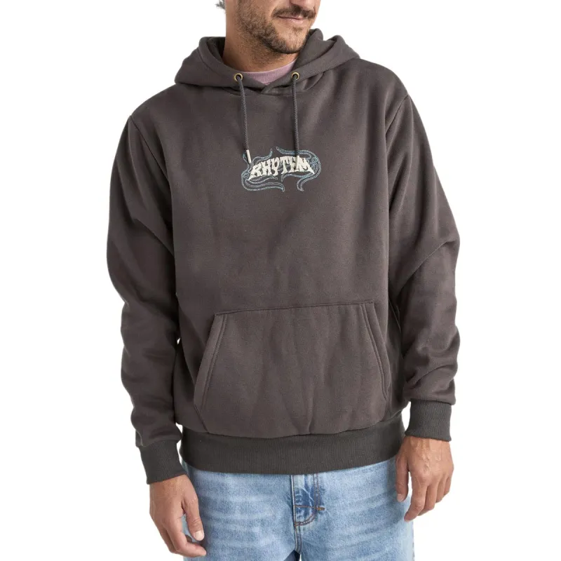 Rhythm Dos Soles Fleece Hoodie - Vintage Black sold by CCS